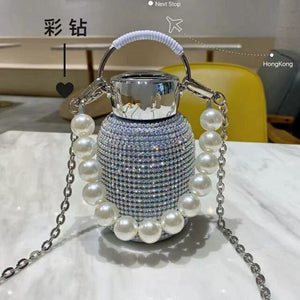 Coffee Tumbler Novelty Mug Stainless steel diamond-encrusted Vacuum flask acacuss