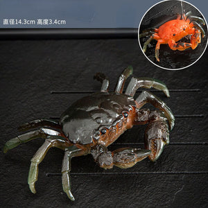 Color Change Crab Tea Pet OrnamentsCreative Personality Can Raise Tea Play TeaCeremony Boutique Tea Set Accessories acacuss