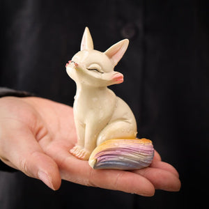 Color-changing Tea Pet Ornaments Love The Little Fox Watering Color-changing Tea Pets Office Home Tea Table Tea Pet Ornaments acacuss