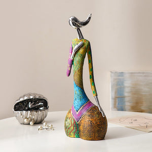 Colorful Abstract Creative Home Decoration Figure Sculpture Living Room Modern Art Figurine Desktop Decoration Accessories Gift acacuss