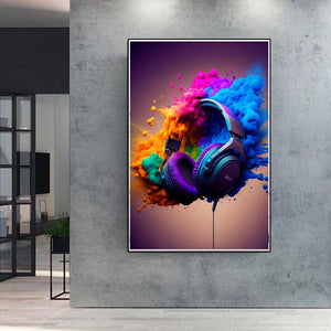 Colorful Game Controller Wall Art Poster Prints Nordic Aesthetic Picture Canvas Painting Gaming Boy Room Home Decoration acacuss