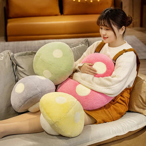 Colorful Mushroom Throw Pillow Colorful Mushroom Home Pillow Decoration Plush Toys acacuss