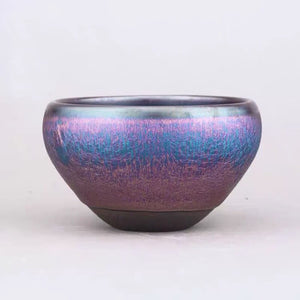 Colorful Tenmoku Tea Cup Chinese Porcelain Tea Bowl Chawan Naturally Glazed in Kiln under High Temporature/JIANZHAN acacuss