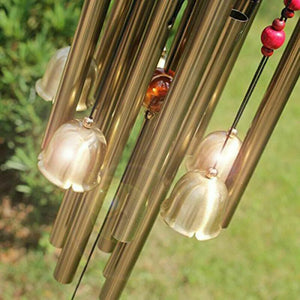 Copper Money Wind Chime Church Bell Large Wind Chime Tubes Bells Outdoor Garden Home Decor Antique Windchime Wall Hanging Crafts acacuss