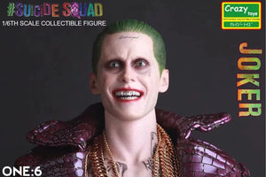 Crazy Toys 1:6 Joker with Cloth Action Figure PVC Doll Anime Collectible Model Toys acacuss