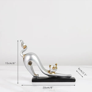 Creative 3 Lovely Cats Sculptures Kitten Statue Muti Color Figurines Animal Home Decor Decorations For Room Shelf Bookcase Gifts acacuss