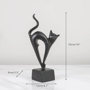 Creative 3 Lovely Cats Sculptures Kitten Statue Muti Color Figurines Animal Home Decor Decorations For Room Shelf Bookcase Gifts acacuss