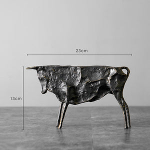 Creative Abstract Bull Statue By Picasso Famous Animal Sculpture Figurine Picasso Ox Art Collection Home Decor Gift for Friend acacuss