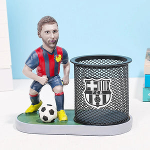 Creative Ball Star Pen Holder C Romesi Student Desktop Pen Insert Storage Birthday Gift Graduation Resin Craft Gift acacuss