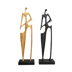 Creative Cast Iron Hay Cutter Figure Statue Office Decoration Study Ornament Living Room Decoration Art Home Decor Accessories acacuss