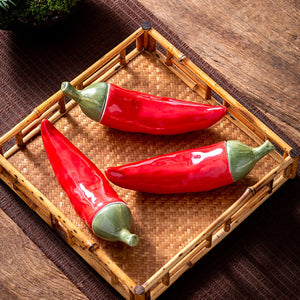 Creative Ceramic Tea Caddies Containers Small Number chili Sealed Jar Home Ornaments Birthday Gift acacuss