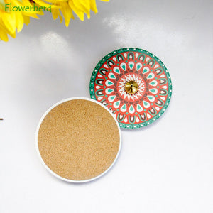 Creative Colour Printed Incense Burner Ceramic Incense Holder Middle East Arabesque Incense Holder Incense Burners acacuss