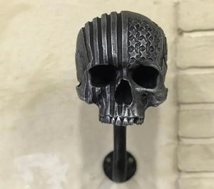 Creative Cool Skull Motorcycle Helmet Holder Wall Mounted Adult Helmet Hanger Coat Storage Rack Bicycle Helmet Holder Wall Decor acacuss