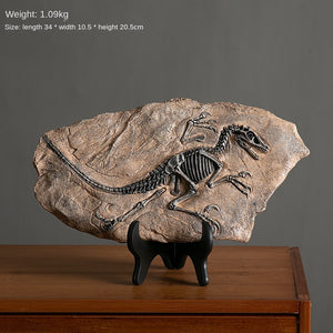 Creative Dinosaur Fossil Resin Craft Decoration Retro Animal Statue Miniature Indoor Living Room Decoration Souvenir Home Gift acacuss