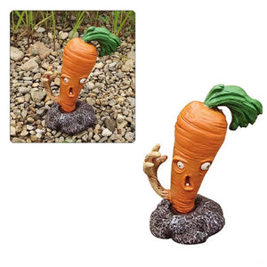 Creative Fruit and Vegetable Zombie Decorative Figurines Halloween Decoration Crafts Ornament Garden Home Decoration Accessories acacuss