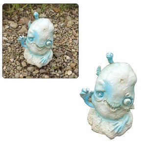 Creative Fruit and Vegetable Zombie Decorative Figurines Halloween Decoration Crafts Ornament Garden Home Decoration Accessories acacuss