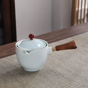 Creative Glass Ceramic Chinese Kung Fu Tea set Travel Tea Set Teaware Sets Teapot For Tea Teapot Tea Cup Set Tea Maker Infuser acacuss