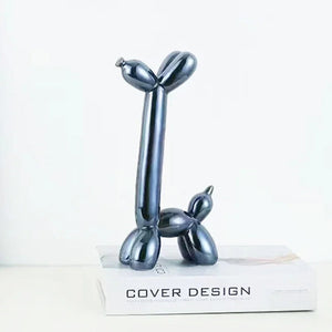 Creative Long Neck Balloon Dog Abstract Ceramic Ornaments Sculpture Study Room Statue Home Office Accessories Decoration Gift acacuss