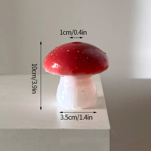 Creative Mushroom Glass Vase Plant Hydroponic Terrarium Art Plant Hydroponic Table Vase Glass Crafts DIY Aromatherapy Bottle acacuss