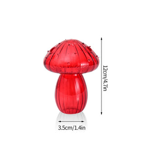 Creative Mushroom Glass Vase Plant Hydroponic Terrarium Art Plant Hydroponic Table Vase Glass Crafts DIY Aromatherapy Bottle acacuss
