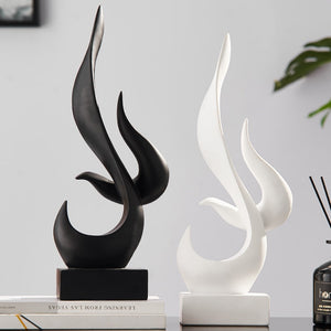 Creative Nordic Modern Abstract Art Statue Ornaments Home Figurines Living Room Office Desktop Sculpture Garden Decoration acacuss