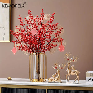 Creative Nordic Vase Metal Bracket Glass Vase Ornaments Living Room Table Home Dried Flower Arrangement Accessories Decoration acacuss