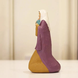 Creative Resin Family Religious Figurines of The Virgin Mary And Jesus, Islamic Style Angel Figures, Home Decoration Statue acacuss