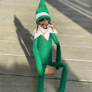 Creative Snoop On A Stoop Christmas Elf Doll Spy On A Bent Christmas Decorations Home Latex Ornaments Elf Doll Gift Toys acacuss