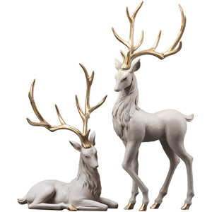 Creative home furnishings wine cabinet decorations moving to new house gifts elk ornaments living room decoration acacuss