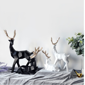 Creative lucky deer ornaments - Light luxury enamel sika deer decorations creative living room home TV cabinet wine cabinet decorations acacuss