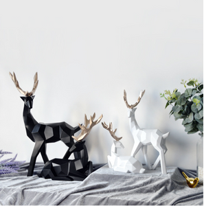 Creative lucky deer ornaments - Light luxury enamel sika deer decorations creative living room home TV cabinet wine cabinet decorations acacuss