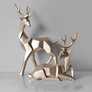 Creative lucky deer ornaments - Light luxury enamel sika deer decorations creative living room home TV cabinet wine cabinet decorations acacuss