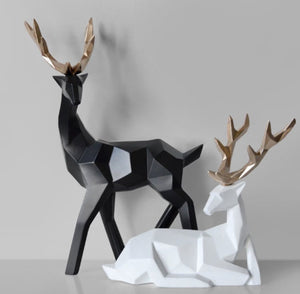 Creative lucky deer ornaments - Light luxury enamel sika deer decorations creative living room home TV cabinet wine cabinet decorations acacuss