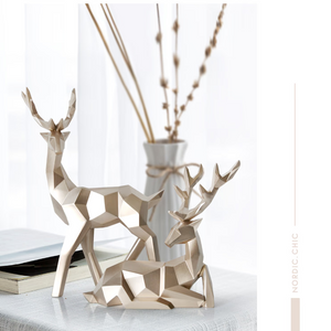 Creative lucky deer ornaments - Light luxury enamel sika deer decorations creative living room home TV cabinet wine cabinet decorations acacuss