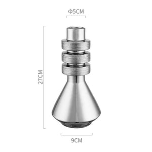 Creativity Gold Silver Screw Geometric Abstract Ceramic Handicraft Ornaments Vases Stripe Nut Home Decoration Flower Arrangement acacuss