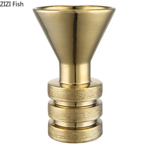 Creativity Gold Silver Screw Geometric Abstract Ceramic Handicraft Ornaments Vases Stripe Nut Home Decoration Flower Arrangement acacuss