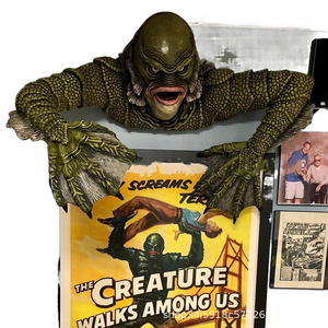 Creature The Black Lagoon Grave Sculptures Figurine Garden Buildings Outdoor Ornaments Monster Statue Man Halloween Decoration acacuss