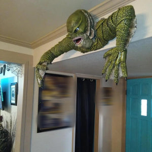 Creature The Black Lagoon Grave Sculptures Figurine Garden Buildings Outdoor Ornaments Monster Statue Man Halloween Decoration acacuss