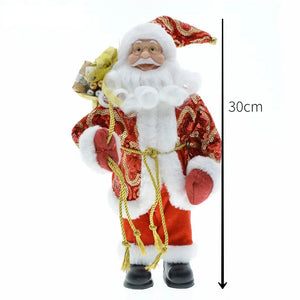 Cross-border Christmas new 45cm Santa Claus grandparents doll ornaments decorations scene layout acacuss