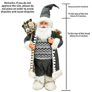 Cross-border Christmas new 45cm Santa Claus grandparents doll ornaments decorations scene layout acacuss