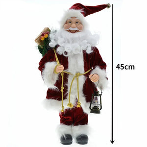 Cross-border Christmas new 45cm Santa Claus grandparents doll ornaments decorations scene layout acacuss