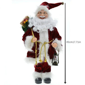 Cross-border Christmas new 45cm Santa Claus grandparents doll ornaments decorations scene layout acacuss