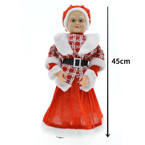 Cross-border Christmas new 45cm Santa Claus grandparents doll ornaments decorations scene layout acacuss