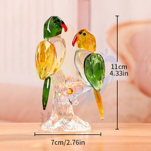 Crystal Magpie Decoration Modern Simple Desktop Decoration Office Decoration Wedding Gift Crystal Crafts Home Decoration acacuss