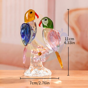 Crystal Magpie Decoration Modern Simple Desktop Decoration Office Decoration Wedding Gift Crystal Crafts Home Decoration acacuss