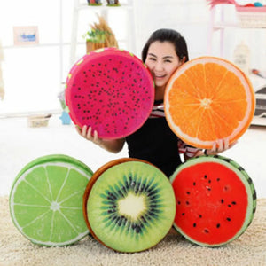Cushion Garden Chair Cover Floor Fruit Shape Round Decoration Single Pattern acacuss