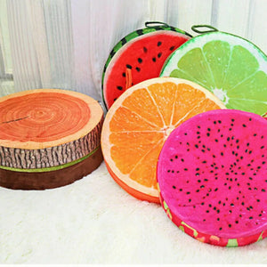 Cushion Garden Chair Cover Floor Fruit Shape Round Decoration Single Pattern acacuss