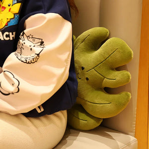 Cushion Soft Leaf Pillow Simulation Leaf Cushion Children's Room Green Plant Decoration Chair Cushion acacuss