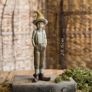 Cute Cartoon Fantasy Forest Elf Resin Craft Ornament, Living Room TV Cabinet Bedroom Balcony Garden Desktop Home Decoration Gift acacuss