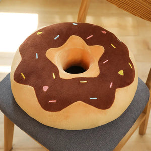 Cute Donut Shaped Seat Cushion for Kids Playground and Nursery Sweet Donut Pillow Cushion for Home Decor and Gift acacuss